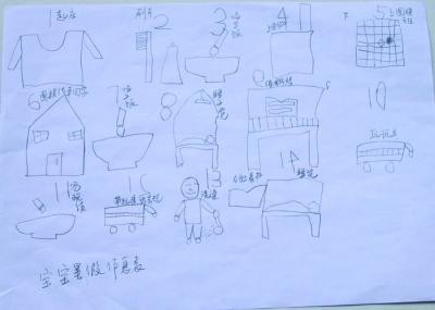 5岁宝宝超萌手绘 画出全家人作息时间表(图) 频
