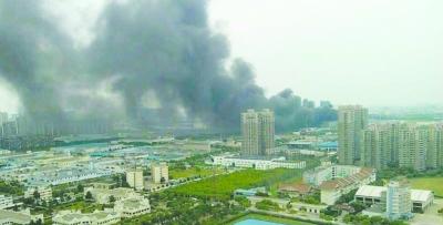 无锡海力士爆炸 整个无锡城区几乎都是抬头见