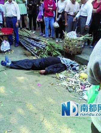 湖南卖甘蔗老人与环卫处执法人员冲突后死亡