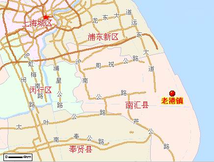 坠落地点:上海市南汇区老港镇沈港村