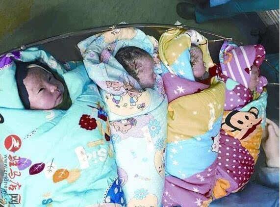 大三男生当上四胞胎爸爸 曾向医生求助减胎