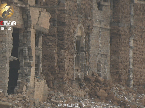 山西泽州为采煤强拆明清古宅 村民遭打砸