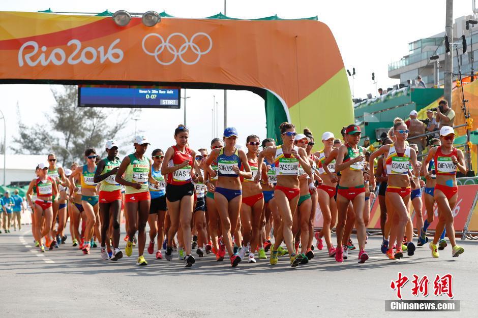 女子20公里竞走-刘虹最后时刻逆转夺冠 吕秀芝