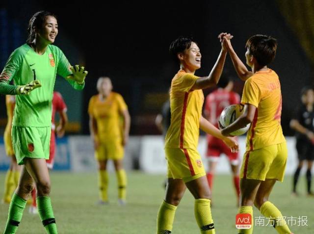 中国女足20年来亚运赛场首胜朝鲜!3战进25球