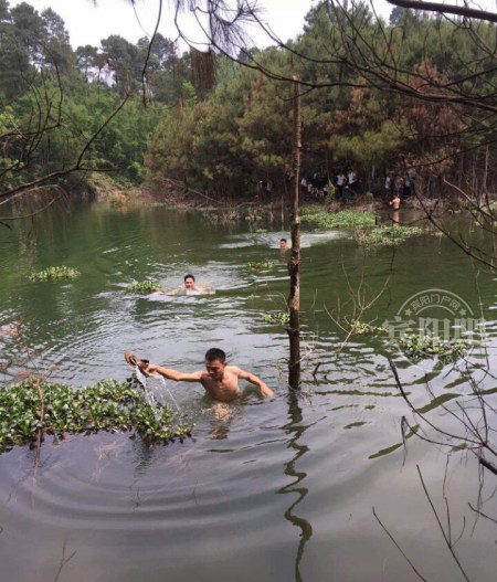 广西宾阳男子赤裸上身穿<em>短裤扫墓</em>-神州-阳江新