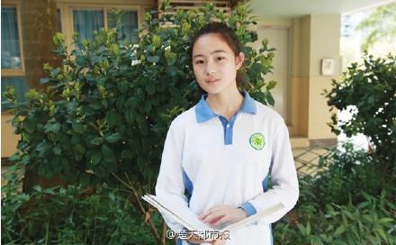 深圳15岁女学霸直升大学 中考高考读研全免试