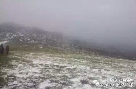 北京郊区飘雪 网友刷屏六月飞霜算个啥