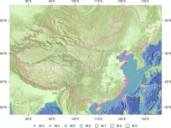 山东威海乳山发生3.1级地震 地震带分布图详解
