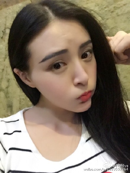 酷似范冰冰校花走红图片