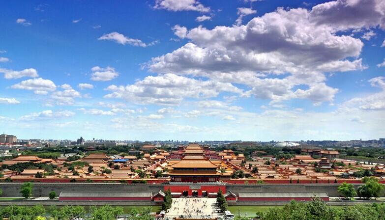 北京极品蓝天图片