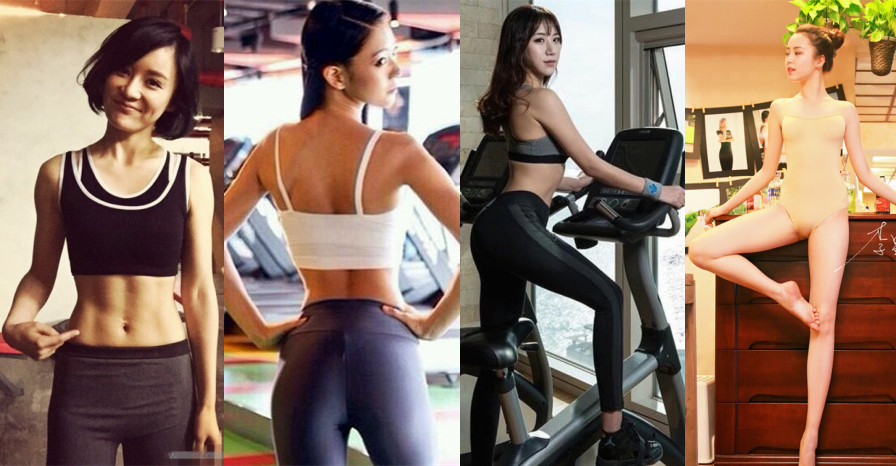 流口水! 张雨绮晒马甲线  盘点明星健身美照▏张