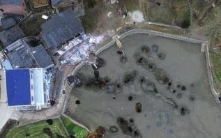  村庄遍地采空区 (组图)鱼塘一夜干涸,多处坍塌是