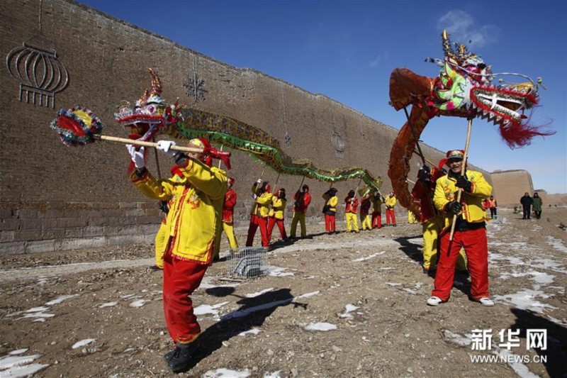 河北古城社火闹新春 4张图片▏古城 万全区 社