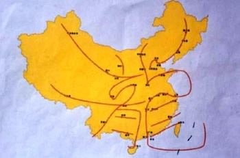 中国地图再现"龙马文图"