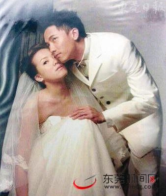 台湾嫩模与亲哥拍婚纱照