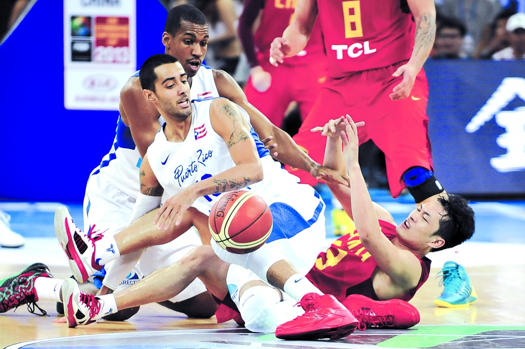 中国男篮斯杯赛击败波多黎各
