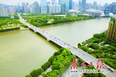 广州大桥拓宽工程两年内完成