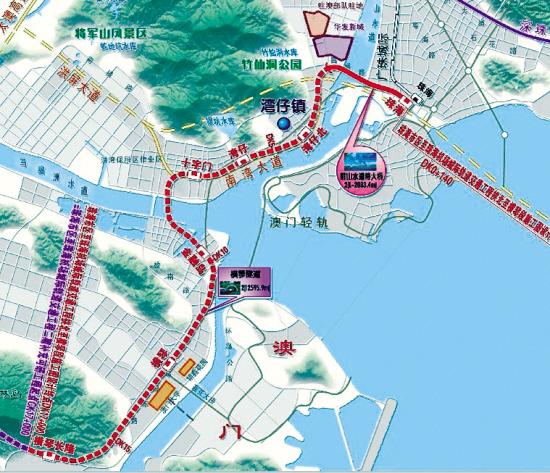 珠海拱北至横琴城轨最快后年底通车 设7站