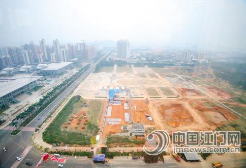 江门万达广场动工了