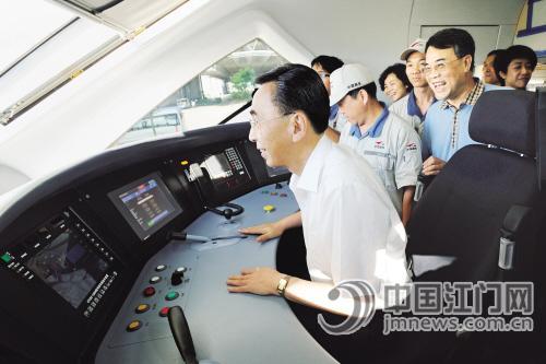 朱小丹到江门调研广东轨道交通产业园区 江门