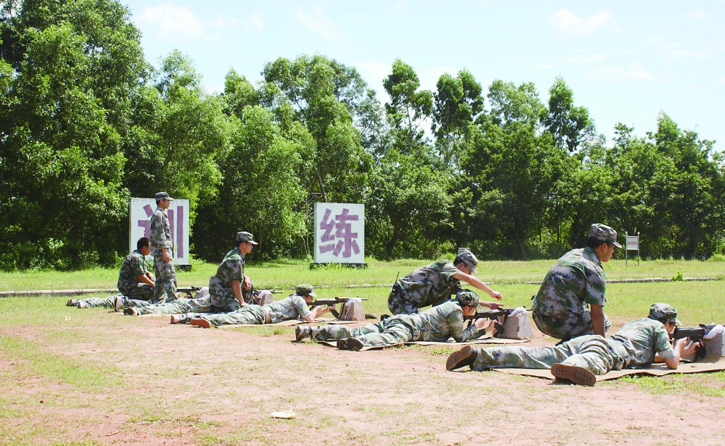 化州检察院组织该院干警到茂名市国防教育训练