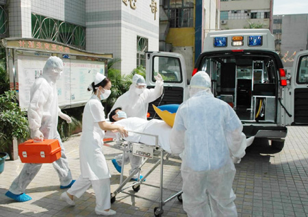 深圳社区健康中心演练 突发事件 保放假安全