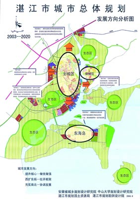 蚌埠市城市总体规划图
