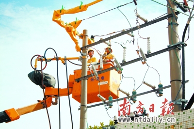 广州城市平均停电时间:从23.84小时到1.79小时
