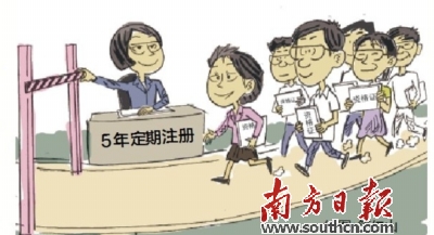 广东教师资格证首次注册后或每5年定期注册