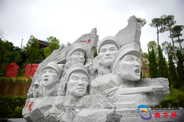 三河坝战役纪念园: 激战三河保火种 青山高碑埋忠骨