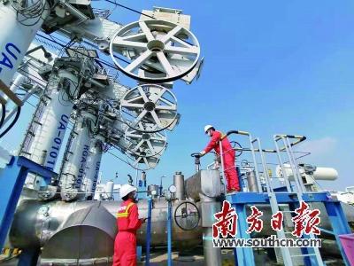春节能源需求增 广东企业保供“不打烊”