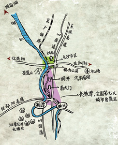 长株潭,中国第七大城市群(草图 王雷 绘图 班班)