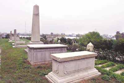 巴斯教徒墓地+建于清朝位于黄埔区长洲镇