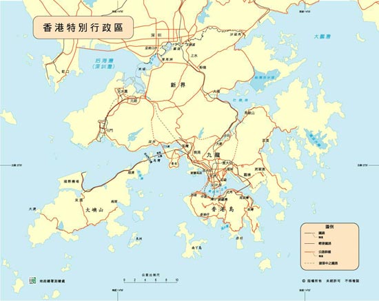 香港特别行政区地图 · 南方网