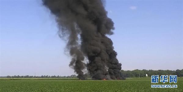 美军一架空中加油机坠毁至少16人死亡 坠毁前曾爆炸