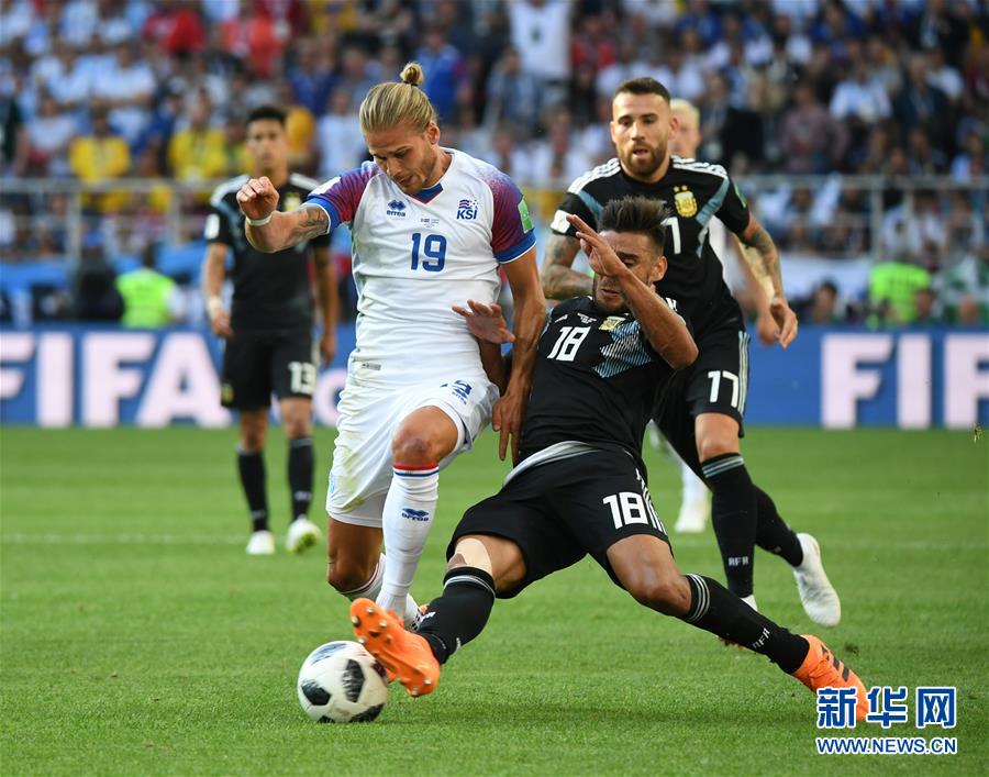 世界杯:冰岛1比1逼平阿根廷 梅西失点
