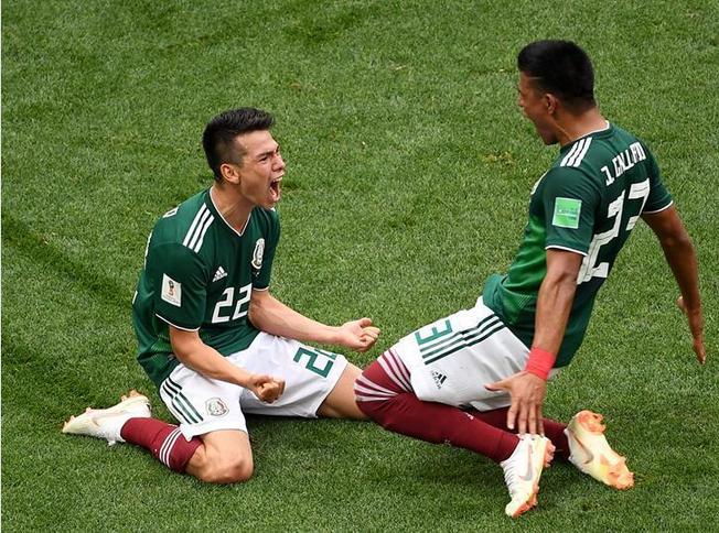 墨西哥队1:0战胜德国队