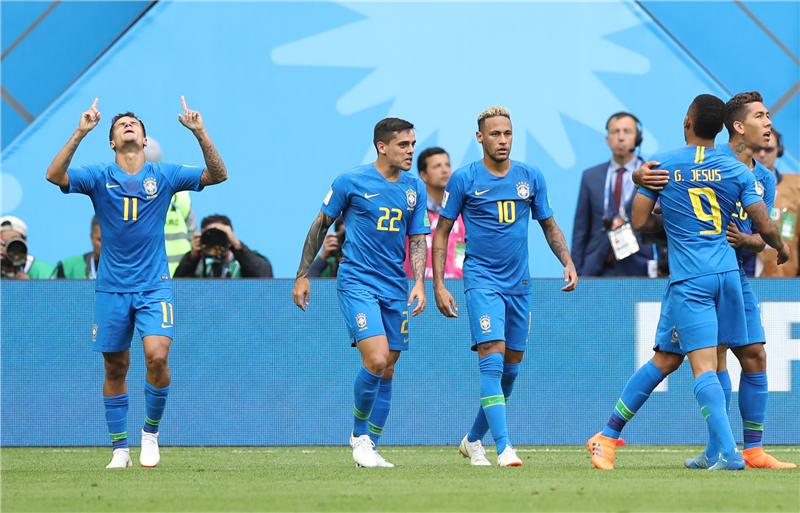 巴西险胜哥斯达黎加 瑞士2:1力挫塞尔维亚