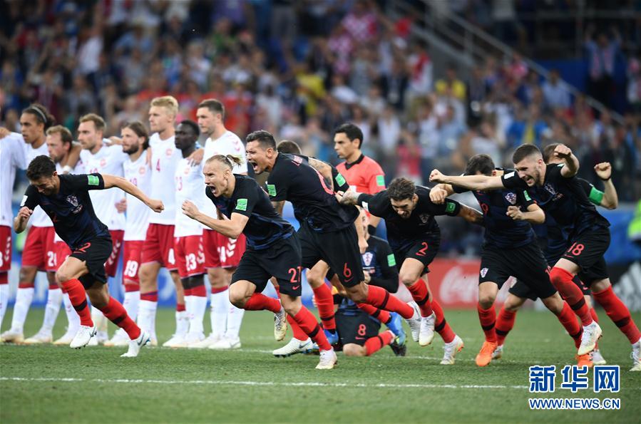 世界杯:俄罗斯克罗地亚分别点杀对手挺进八强