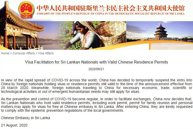 China resumes issuing visas to citizens in these Asian countries