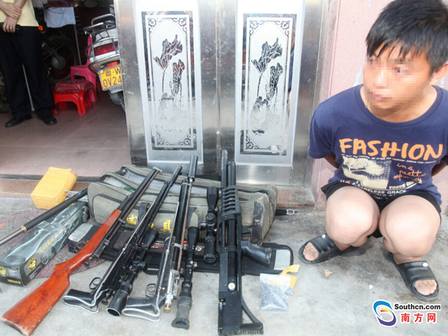 广东9市联合行动破获多宗重大涉枪专案