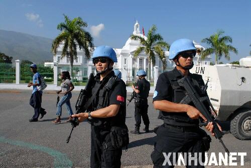 中国目前为派出联合国维和部队人数最多的安理