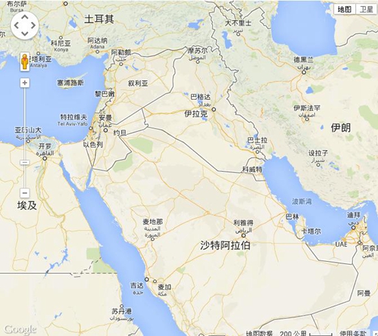 从地理位置来看,伊拉克和叙利亚都处在中东中