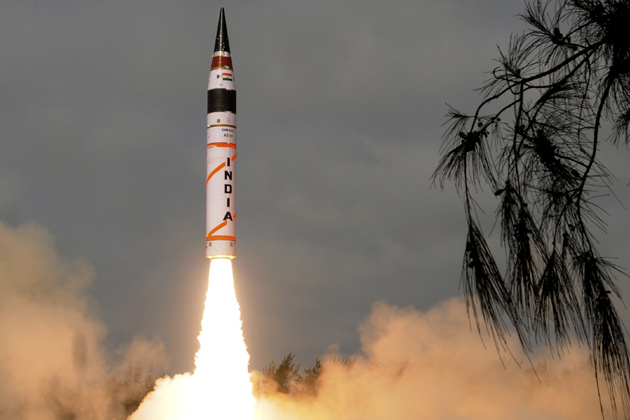 印度烈火-5远程弹道导弹计划在2014-2015年服役