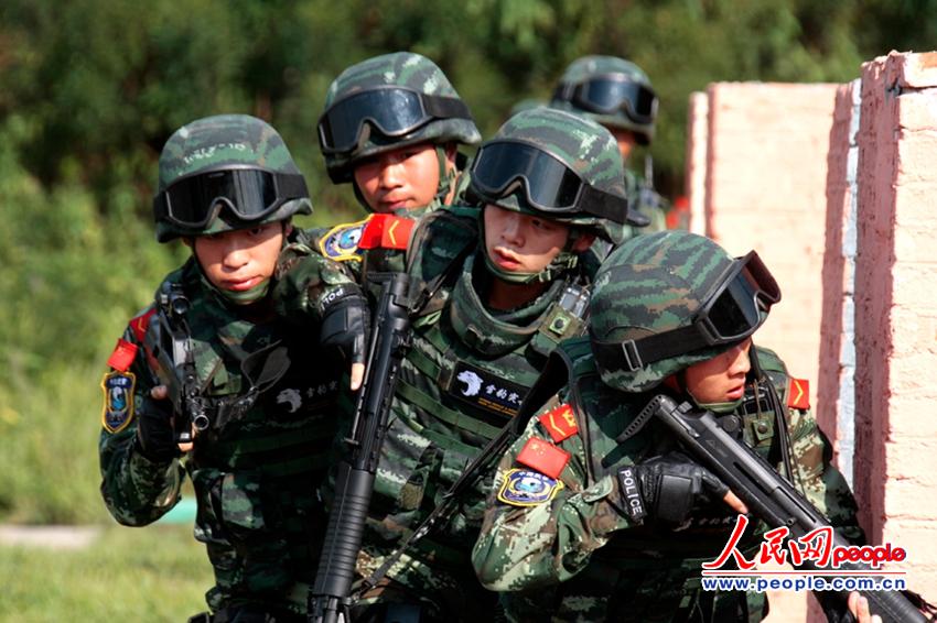 高清:北京武警雪豹突击队可随时出击反恐 中