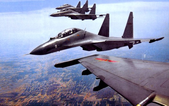 组图:中国作战飞机超日俄 排名世界第二仅次于