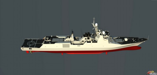 组图:中国海军未来055型驱逐舰猜想