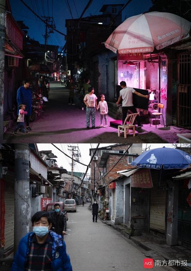 组图:疫情前后"两座"武汉,冷暖对照,开始期待回归平凡与热闹