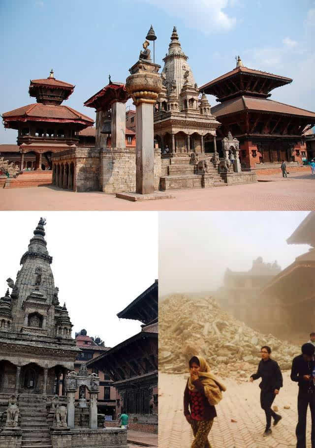 尼泊尔地震致12座文化遗产建筑损毁盘点被毁遗迹